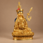 Guru Rinpoche / Padmasambhava (莲花生大师) Copper-Gilt Statue – Protection & Wisdom · 50 cm - Image 2