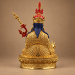 Guru Rinpoche / Padmasambhava (莲花生大师) Copper-Gilt Statue – Protection & Wisdom · 50 cm - Image 3