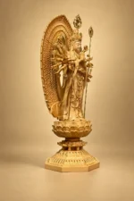 Guanyin (观音菩萨) Hinoki Wood Statue – Compassion & Protection · 45 cm - Image 3