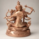 Kurukulla / Red Tara (红度母) Red Copper Lotus Statue – Love & Courage · 12 cm - Image 4