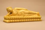 Reclining Buddha (卧佛) Boxwood Statue – Peace & Reflection · 9 cm Long - Image 2