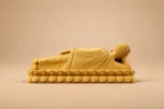 Reclining Buddha (卧佛) Boxwood Statue – Peace & Reflection · 9 cm Long - Image 4