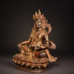 Vajrasattva (金刚萨埵) Gilded Bronze Statue – Purification & Peace · 20.5 cm - Image 3