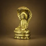 Shakyamuni Buddha (释迦牟尼佛) Naga Canopy Statue – Peace & Wisdom · 18.5 cm - Image 3