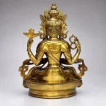 Guanyin (观音菩萨) Four-Armed Copper Statue – Compassion & Protection · 22 cm - Image 4