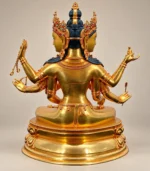 Namgyalma (尊胜佛母) Gilded Statue – Longevity & Protection · 16 cm - Image 4