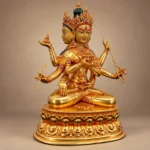 Namgyalma (尊胜佛母) Gilded Statue – Longevity & Protection · 16 cm - Image 3
