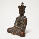 Ksitigarbha (地藏王菩萨) Bronze Statue – Compassion & Protection · 8.2 cm - Image 3