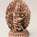 Yamantaka (大威德金刚) Red Copper Statue – Protection & Wisdom · 11 cm