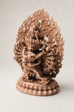 Yamantaka (大威德金刚) Red Copper Statue – Protection & Wisdom · 11 cm - Image 3