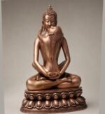 Samantabhadra (普贤王如来) Copper Yab-Yum Statue – Wisdom & Inner Peace · 23 cm - Image 3
