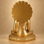 Sakyamuni Buddha (释迦牟尼佛) Gold Resin Statue – Peace, Wisdom & Meditation · 15.5 cm - Image 4