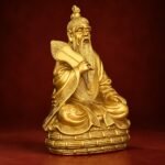 Taishang Laojun (太上老君) Brass Statue – Wisdom, Protection & Taoist Blessings · 19 cm - Image 4