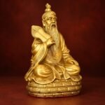 Taishang Laojun (太上老君) Brass Statue – Wisdom, Protection & Taoist Blessings · 19 cm - Image 3