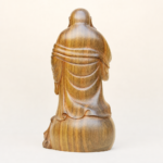 Laughing Buddha (笑佛) Green Sandalwood Statue – Wealth & Good Fortune · 15 cm - Image 4