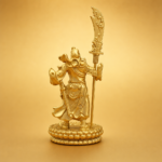 Guan Gong (关公) Gold-Finish Statue – Prosperity & Protection · 11.1 cm - Image 4
