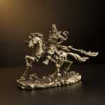 Guan Gong (关公) Horseback Miniature – Prosperity & Protection · 5.1 cm