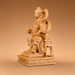 Nezha (哪吒三太子) Carved Wood Statue – Courage & Protection · 10 cm - Image 3