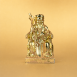 Tudigong (土地公) Gold-Finish Statue – Prosperity & Protection · 7.7 cm