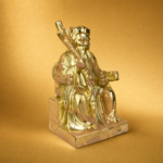Tudigong (土地公) Gold-Finish Statue – Prosperity & Protection · 7.7 cm - Image 2