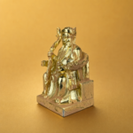 Tudigong (土地公) Gold-Finish Statue – Prosperity & Protection · 7.7 cm - Image 3