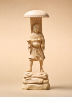 Tang Sanzang (唐三藏) Hinoki Wood Statue – Wisdom & Perseverance · 30 cm