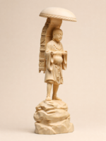Tang Sanzang (唐三藏) Hinoki Wood Statue – Wisdom & Perseverance · 30 cm - Image 3