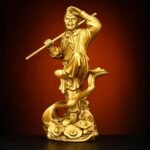 Qitian Dasheng (齐天大圣) Copper-Finish Statue – Courage & Protection · 15.5 cm - Image 3
