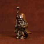 Tudigong (土地公) Antique-Bronze Finish Statue – Prosperity & Protection · 6.5 cm - Image 3