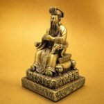 Jade Emperor (天公) Gold-Finish Statue – Protection & Good Fortune · 30 cm - Image 3