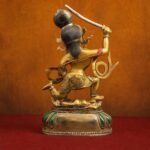 Manjushri (文殊菩萨) Copper Statue – Wisdom & Clarity · 28.5 cm - Image 4