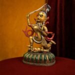 Manjushri (文殊菩萨) Copper Statue – Wisdom & Clarity · 28.5 cm - Image 3