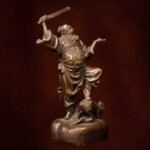 Zhong Kui (钟馗) Copper Statue – Protection & Courage · 24 cm - Image 2