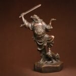 Zhong Kui (钟馗) Copper Statue – Protection & Courage · 24 cm - Image 3