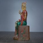 Tibetan-Style Buddha (藏式佛像) Painted Statue – Peace & Compassion · 16.5 cm - Image 3