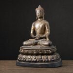 Shakyamuni Buddha (释迦牟尼佛) Copper Statue – Peace & Wisdom · 29.5 cm - Image 3