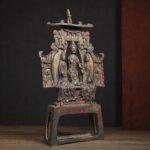 Northern Wei-Style Buddha Triad (佛三尊) Copper Statue – Peace & Wisdom · 31.5 cm - Image 2
