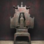 Northern Wei-Style Buddha Triad (佛三尊) Copper Statue – Peace & Wisdom · 31.5 cm - Image 4