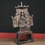Northern Wei-Style Buddha Triad (佛三尊) Copper Statue – Peace & Wisdom · 31.5 cm - Image 3
