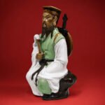 Lu Dongbin (吕洞宾) Porcelain Statue – Wisdom & Protection · 17 cm - Image 2