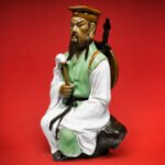 Lu Dongbin (吕洞宾) Porcelain Statue – Wisdom & Protection · 17 cm - Image 3