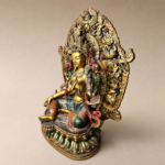 Green Tara (绿度母) Painted Copper Statue – Protection & Courage · 36 cm - Image 2