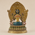 Green Tara (绿度母) Painted Copper Statue – Protection & Courage · 36 cm - Image 4