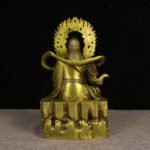 Zhenwu Emperor (真武大帝) Old Brass Statue – Protection, Courage & Guardian Power · 24.5 cm - Image 4