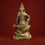 Guanyin (观音菩萨) Antique Bronze Statue – Compassion, Protection & Family Harmony · 12.3 cm - Image 2