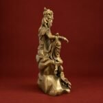 Guanyin (观音菩萨) Antique Bronze Statue – Compassion, Protection & Family Harmony · 12.3 cm - Image 4