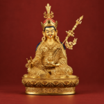 Guru Rinpoche / Padmasambhava (莲花生大师) Copper-Gilt Statue – Protection & Wisdom · 50 cm