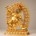 Vajrapani Bodhisattva (金刚手菩萨) Copper-Gilt Statue – Protection, Courage & Obstacle-Clearing · 19 cm - Image 3