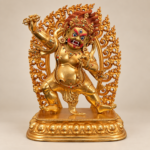 Vajrapani Bodhisattva (金刚手菩萨) Copper-Gilt Statue – Protection, Courage & Obstacle-Clearing · 19 cm