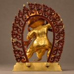 Vajrapani Bodhisattva (金刚手菩萨) Copper-Gilt Statue – Protection, Courage & Obstacle-Clearing · 19 cm - Image 2
